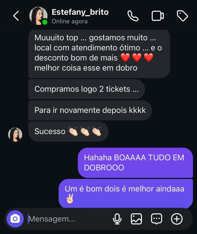 Depoimento de Estefany Brito — Brasilia em Dobro